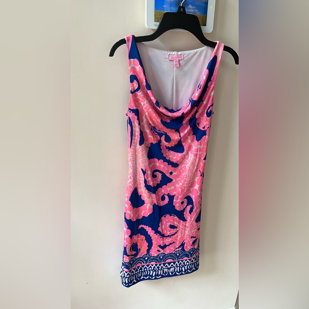 Lilly Pulitzer cowl neck dress in XS
